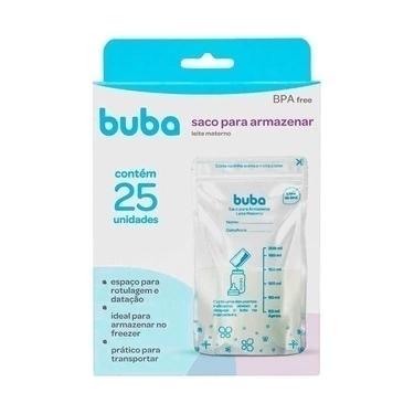 Imagem de 25 Saquinho Leite Materno Armazena E Congela 200ml Buba Novo