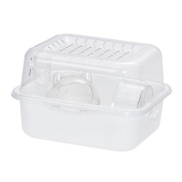 Imagem de IEUDNS Gaiola grande para hamster, habitat para animais pequenos, suprimentos para animais de estimação, compacta para ouriço, porquinho-da-índia, com Acessórios