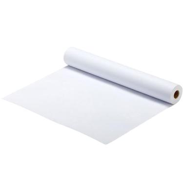 Imagem de Homoyoyo Rolo de papel de desenho branco para atividades de artesanato e pintura, compatível com lápis, giz de cera e aquarelas, não amarelado