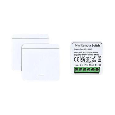 Imagem de Interruptor Inteligente RF De 2 Vias 433MHz Controle Remoto Sem Fio 16