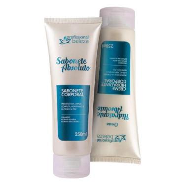 Imagem de Kit Sabonete + Creme Hidratante Corporal Com Ácido Hialurônico 250ml -
