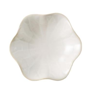 Imagem de kowaku Bandeja de talheres de cozinha em formato de flor, porta-colheres, porta-chave .., Branco