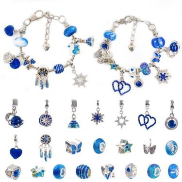 Imagem de Pulseiras com pingentes do calendário do advento OumuaMua 2024 para me