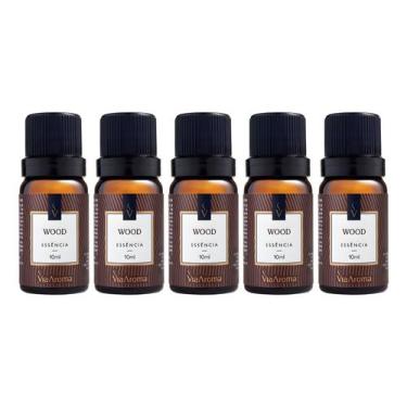 Imagem de 5 Essências Aromatizador Difusor Elétrico 10ml Via Aromas - Varias Fra