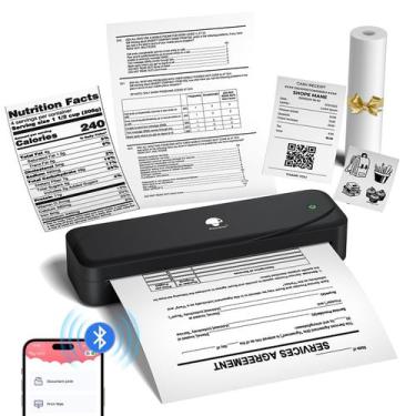 Imagem de Impressora portátil Phomemo M833 Upgrade Bluetooth sem tinta