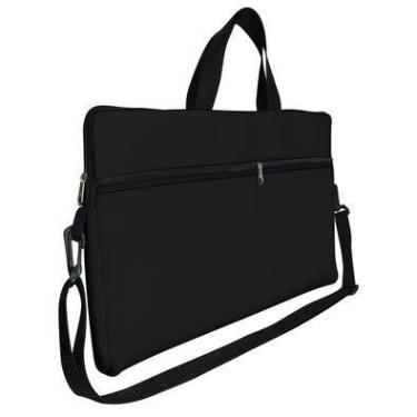 Imagem de Case Capa Maleta Premium Para Notebook Laptop De 17 E 17,3 Com Alça De Mão Alça De Ombro E Zíper Lateral - Preto