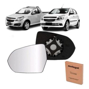 Imagem de Lente Com Base Retrovisor Agile 09 A 14 / Montana 11 A 21 - Lado Direi