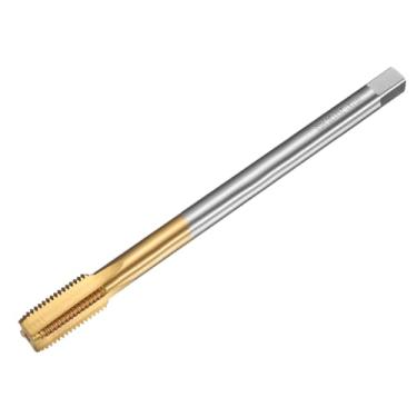 Imagem de uxcell Torneira de rosca métrica M11 x 1,25 H2 130 mm rosca reta rosca fresadora torneiras ferramenta de reparo de rosqueamento