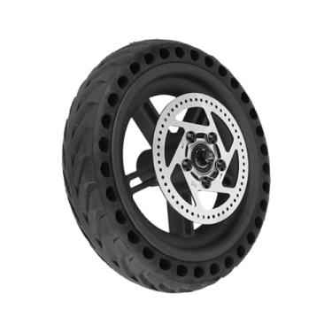 Imagem de menolana Kit de aro e pneu traseiro para bicicleta elétrica de 215 mm x 47 mm, equipamento profissional resistente ao desgaste para peças de reposição de