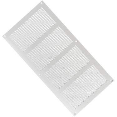 Imagem de Grelhas de ar de retorno de aço com cobertura de ventilação 40 x 20 cm com forro interno - capa de ventilação HVAC montável na parede e no teto - tela de proteção HVAC grade de ar de retorno (1PK-40