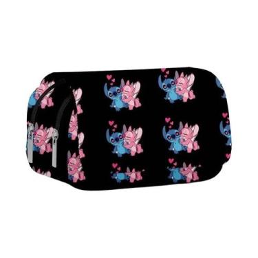 Imagem de Bolsa Escolar Estampada Com Mickey Minnie Disney, Estojo De Caneta Dob