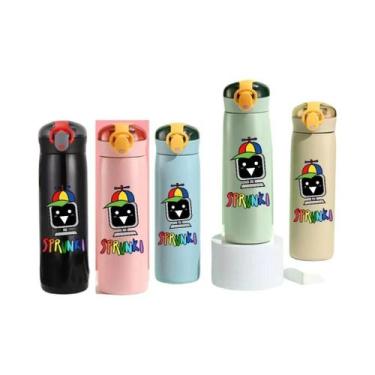 Imagem de Garrafa De Água Esportiva Isolada Sprunki De Grande Capacidade 460ML D