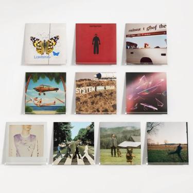 Imagem de Prateleiras flutuantes Lifewit para disco de vinil de 12 polegadas, pa