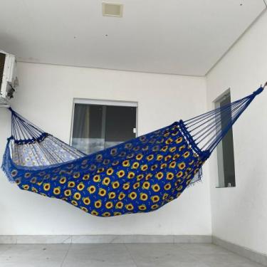 Imagem de Rede De Dormir Descanso Grande Casal Reforçada Sol A Sol Estampada De 