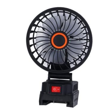 Imagem de Fafeicy Ventilador de Acampamento Portátil, Ventilador de Bateria de Lítio Recarregável, Design Compacto e Múltiplos ângulo Ajustável para Atividades Domésticas e Externas