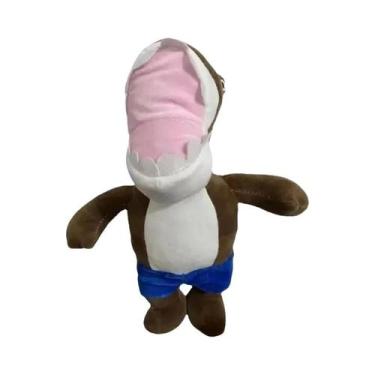 Imagem de Brinquedos De Pelúcia Panda E Hipopótamo Com Chapéu Verde, Bonecos Mac