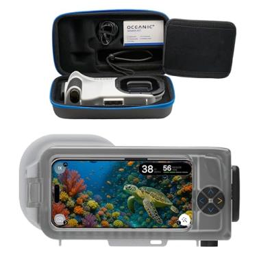 Imagem de Oceanic + Capa de telefone à prova d'água para mergulho com snorkel e mergulho, transforme seu telefone em uma câmera e computador à prova d'água, profundidade de 59,7 m e tempo de execução de 100h