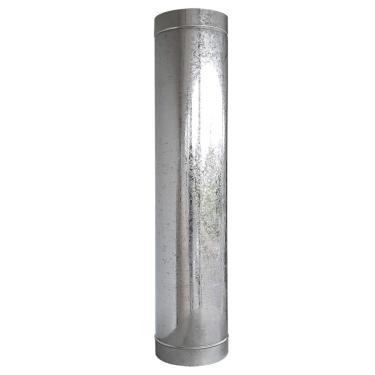 Imagem de Duto de 1 Metro x 8"" Galvanizado - 1000221 - ATACADAO LAZER