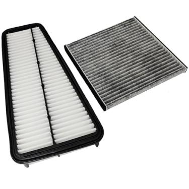 Imagem de Filtro de ar para motor e cabine adequado para Toyota 4Runner V6 4.0L 2003-2009, FJ Cruiser V6 4.0L 2007-2009, substitui 178010P010 1780131090 8713947010 17801-0P010 0 178 01-31090 87139-47010