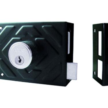 Imagem de Fechadura Portão De Sobrepor F1500 Cor Preta - Aliança