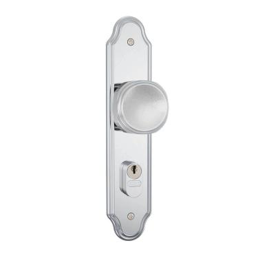 Imagem de Fechadura 803/02 Externa com Acabamento Cromado e Espelho de Aço Inox - 35015 - STAM