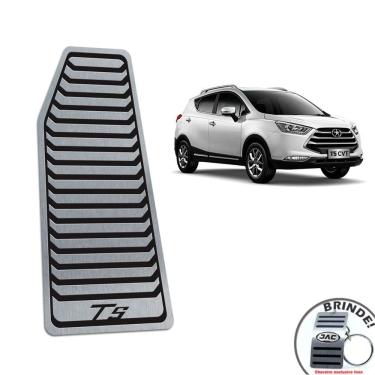 Imagem de Jac T5 2016 A 2019 Descanso De Pé Aço Inox Preto