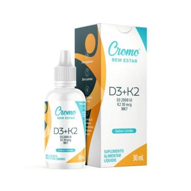 Imagem de Suplemento Liquido Vitamina D3 2000UI + K2 30mcg 30ml