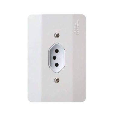 Imagem de Tomada 3p 20a Vertical Mectronic Linha Millenium - Conjunto Tpb20-e7vm