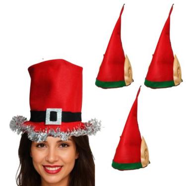 Imagem de Kit De Chapéus Natalinos Para Festas, Famílias E Fantasias - Usina de 