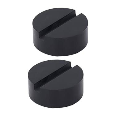 Imagem de Zhjvihx Almofada de Borracha para Macaco, 2-4 Toneladas Com Adaptador de Almofada de 2 Peças para Carro