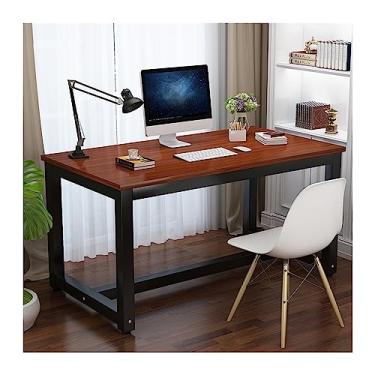 Imagem de AKALNNB Mesa de PC de aço reforçado PC extensão de mesa dupla simples moderna casa economia jogos mesa de quarto mesa de escritório mesas de escritório (cor: 09, tamanho: 100 * 50 * 74 cm) (3 100 * 50
