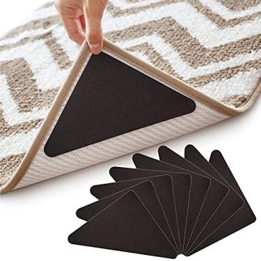 Imagem de Cantos de carpete para tornar o tapete de canto plano, fita de espuma de EVA para carpete não cola no chão, seguro e removível, não é uma almofada antiderrapante