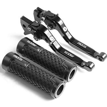 Imagem de Para Honda GROM MSX125 MSX 125 2014-2017 2015 2016 Alavanca de embreagem de freio e alavanca de 22 mm guidão alavanca de embreagem de freio de motocicleta (Cor: QYGX888 4)