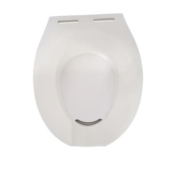 Imagem de Assento Sanitario Elevado, Assento Sanitario Almofadado, Assento de Vaso Elevado, Suporta Até 170kg, P/Idosos Deficientes Alo(Branco)