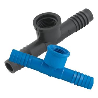 Imagem de Conjunto de 2 Unidades de Conexões Tee C/ Rosca Central 2" P/ Irrigaçã