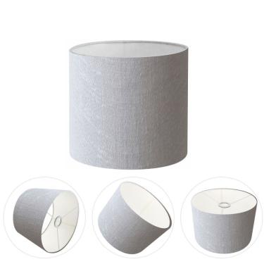 Imagem de Cúpula Abajur Cilíndrica Cp-7005 Ø18x18cm Rustico Cinza