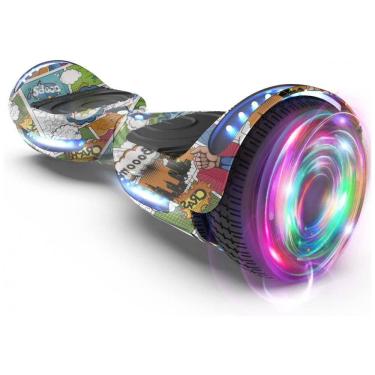 Imagem de Hoverboard HOVERSTAR HS2.01 Bluetooth Flash Wheel 6,5&quot; Supre Hero com Luzes LED para Crianças e Adultos