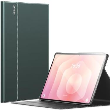 Imagem de INFILAND Capa para Galaxy Tab S11 Ultra 2025 14,6 polegadas, suporte multi-ângulo compatível com Samsung Tab S11 Ultra 5G SM-X936B/SM-X930 [despertar/hibernar automaticamente] (verde meia-noite)