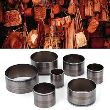 Imagem de BAFOVY Estêncil de Punção Circular, Conjunto de Ferramentas de Punção de Couro Com Caixa para Artesanato Em Couro, Ferramenta de Punção de Couro, Estêncil de Punção Circular, Tamanhos