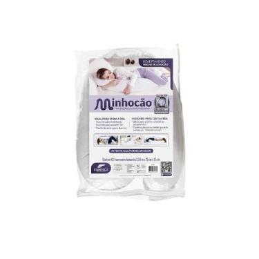 Imagem de Fibrasca Travesseiro Corpo Anatômico Minhocão Multiuso 1.5m Cor Branco