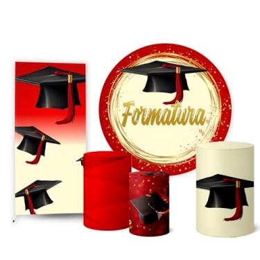 Imagem de Trio Capas Cilindro + Painel Sublimado + Painel Lateral Formatura (K2FOR0009)