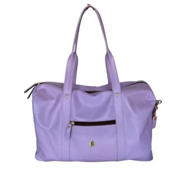 Imagem de Bolsa Mala de Mão Viagem Transversal Elegante de Couro Legítimo - Gaio