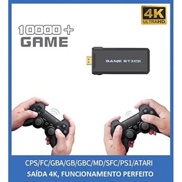 Imagem de Console Retrô Vídeo Game 4k Stick Jogos PS1 SNES MD GBA AT