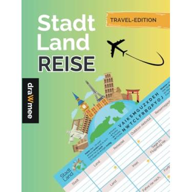 Imagem de Stadt Land Reise - Quiz Geschenk Reisespiel für Weltenbummler: Spielblock mit 35 Blatt Din-A4 (Seiten zum Ausschneiden)