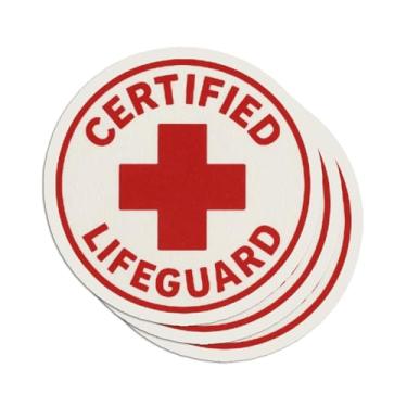 Imagem de Adesivo de salva-vidas certificado para garrafas de água, adesivos de carro, adesivo de livro (7,6 cm)