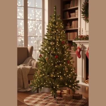 Imagem de Árvore de Natal Nevada 1,80m com 334 Galhos – Decoração Natalina