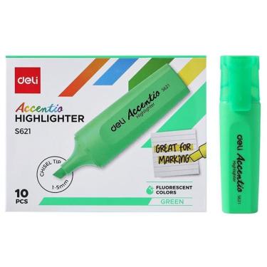 Imagem de Caneta Marca Texto Accent Fluorescente 1-5mm Verde 10 unid