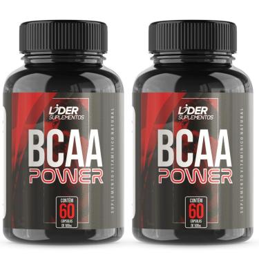 Imagem de Bcaa 500mg - 60 Cápsulas | 2 Potes Recuperação E Crescimento Muscular!