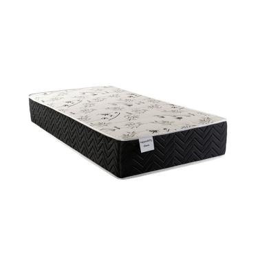 Imagem de Colchão Solteiro Mola Ensacada Classic (26x88x188) Branco e Preto