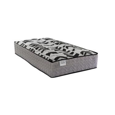 Imagem de Colchão Solteiro Mola Ensacada Frame (24x88x188) Cinza e Preto